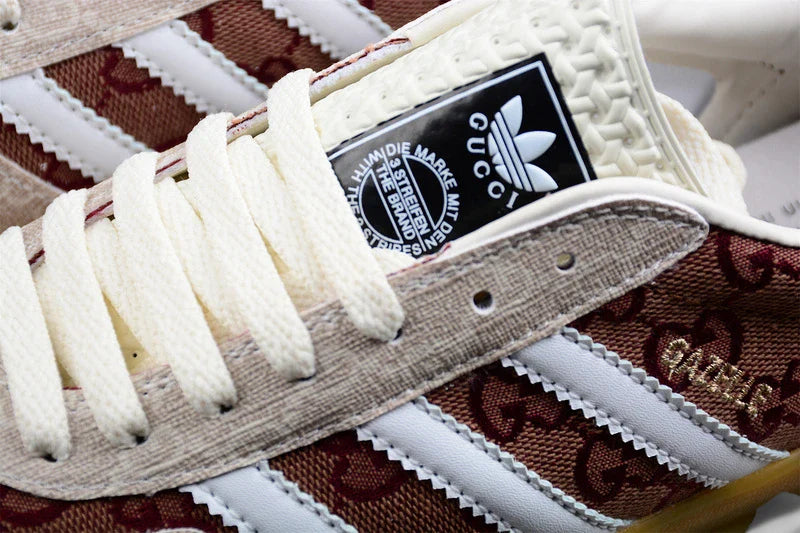 Adidas Gazelle x Gucci Brown/Cloud White